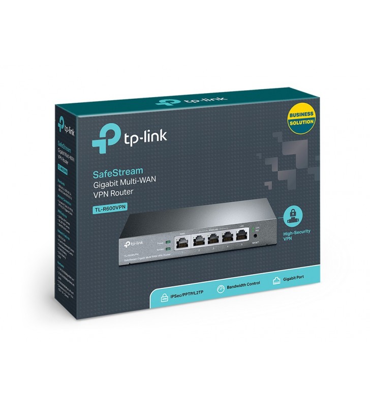 Tp-link tl-r600vpn router cu fir gigabit ethernet albastru
