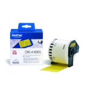 Brother dk-44605 continuous removable yellow paper tape (62mm) galben