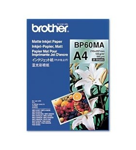 Brother bp60ma inkjet paper hârtii de imprimată a4 (210x297 mm) mat 25 foi alb