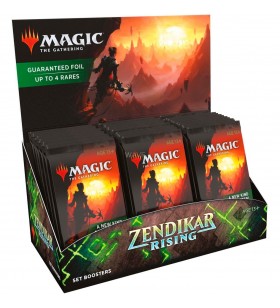 Wizards of the coast  magic: the gathering - zendikar rising set booster display english trading cards
