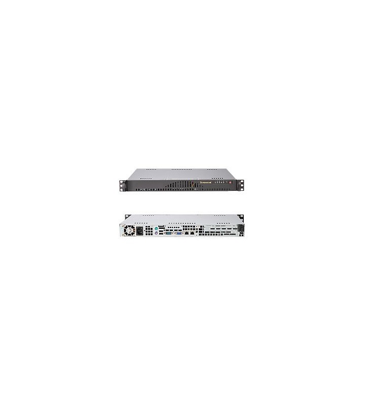 Supermicro sc512l-200b cabinet metalic negru 200 w