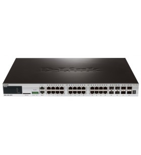 D-link dgs-3420-28tc switch-uri gestionate l2+ power over ethernet (poe) suport