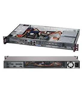 Supermicro cse-505-203b server barebone cabinet metalic (1u)