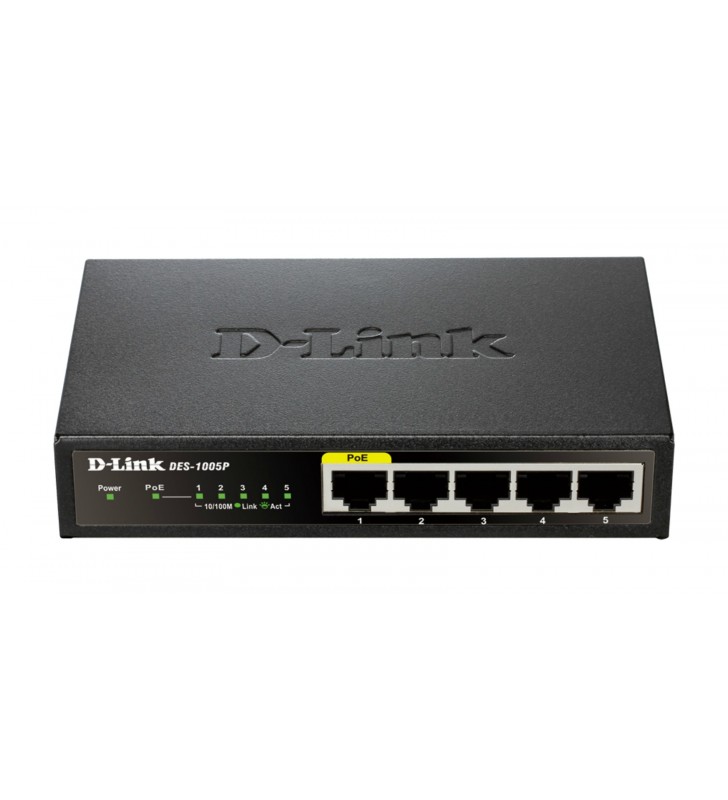5-port layer2 poe fast/ethernet switch