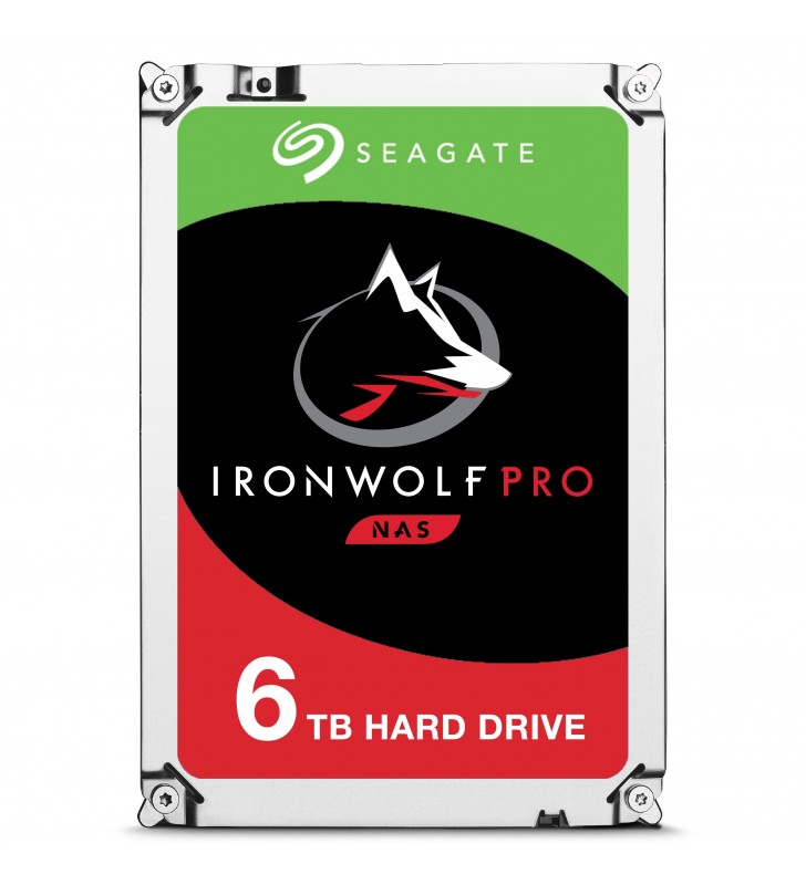 Seagate ironwolf pro st6000ne0021 hard disk-uri interne 3.5" 6000 giga bites ata iii serial