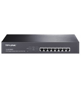 Tp-link tl-sg1008pe switch-uri fara management l2 gigabit ethernet (10/100/1000) negru power over ethernet (poe) suport
