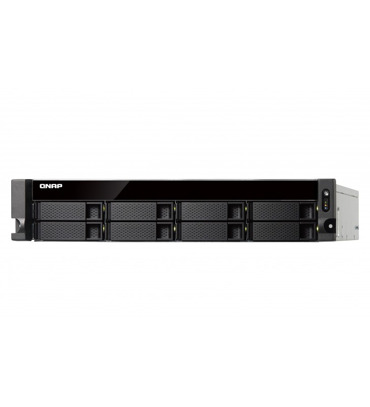 Qnap ts-873u-rp rx-421nd ethernet lan cabinet metalic (2u) negru nas