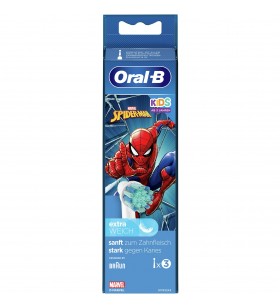 Cap de perie Braun  Oral-B Kids Spiderman din 3 piese (Alb)