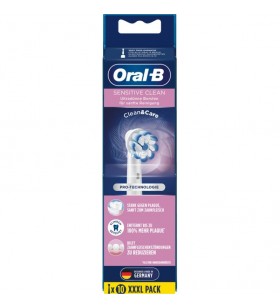 Braun  oral-b sensitive clean 10 capete de perie (alb)