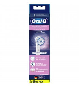 Braun  oral-b sensitive clean 6 capete de perie (alb)