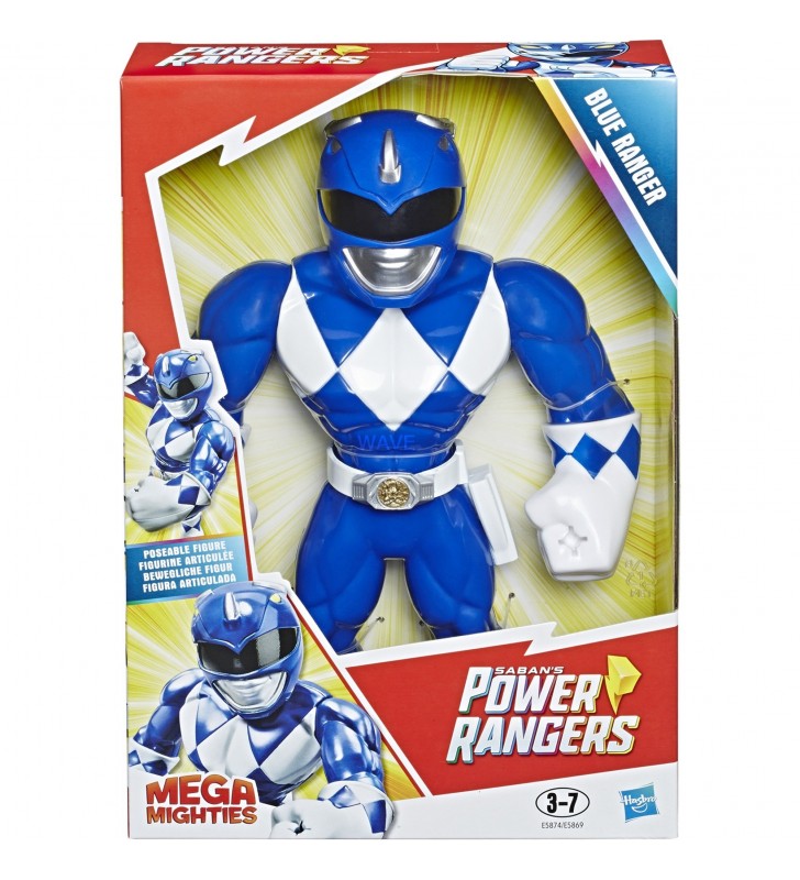 Hasbro  playskool heroes mega mighties figurină de jucărie power rangers blue ranger