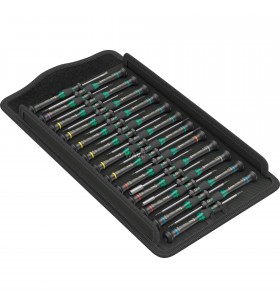 Set de șurubelnițe pentru electronice wera  kraftform micro big pack 1 (negru/verde, 25 buc)