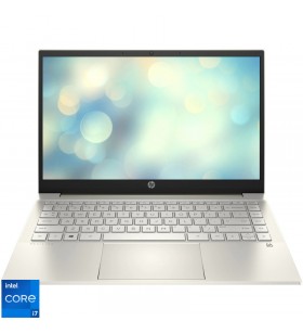 Laptop ultraportabil hp pavilion 14-dv0074nq cu procesor intel core i7-1165g7, 14", full hd, 8gb, 512gb ssd, intel iris xe graphics, free dos, warm gold