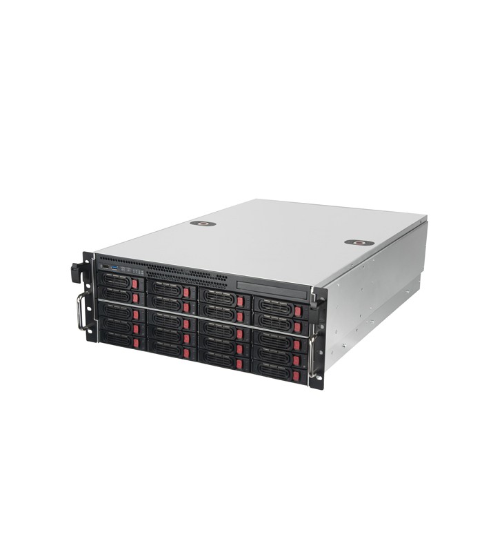 4u 20-bay 2.5" / 3.5" hdd / ssd rackmount storage server chassis with mini-sas hd sff-8643 12 gb/s interface