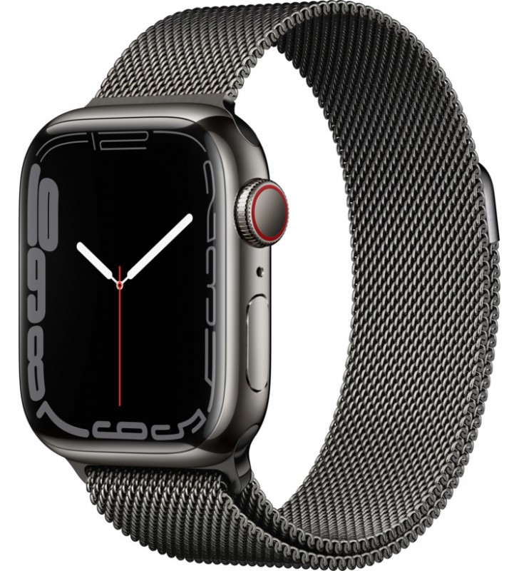 Smartwatch watch 7 cellular 41mm steel graphite milanese loop graphite