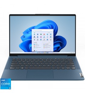 Ultrabook lenovo 14'' ideapad 5 14itl05, fhd ips, procesor intel® core™ i5-1135g7 (8m cache, up to 4.20 ghz), 8gb ddr4, 512gb ssd, intel iris xe, win 11 home, abyss blue