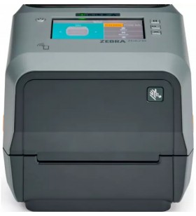 Thermal transfer printer (74/300m) zd621; 300 dpi, usb, usb host, ethernet, serial, btle5, cutter, eu and uk cords, swiss font, ezpl