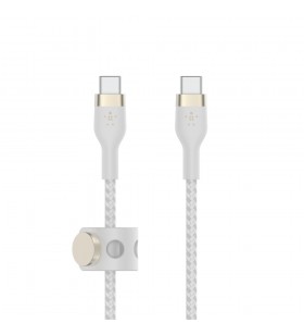 Belkin boost↑charge pro flex cabluri usb 2 m usb 2.0 usb c alb