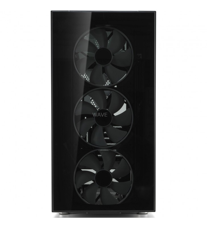 Fractal design  define s2 vision rgb tower carcasa (negru, sticla securizata)