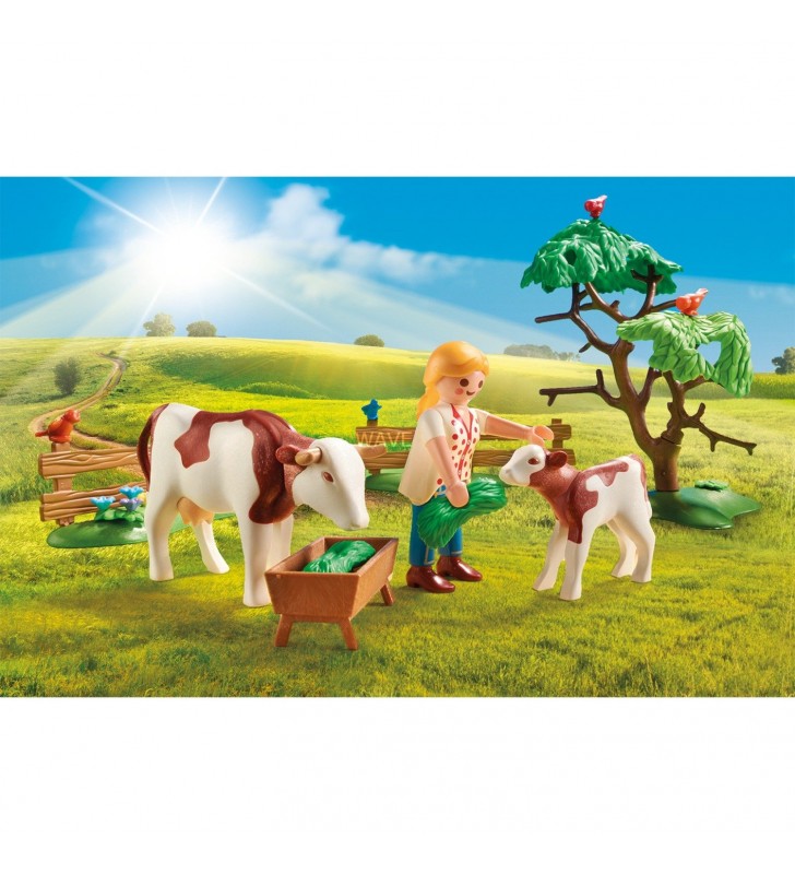 Playmobil  70887 fermă cu creșterea animalelor mici, jucărie de construcție
