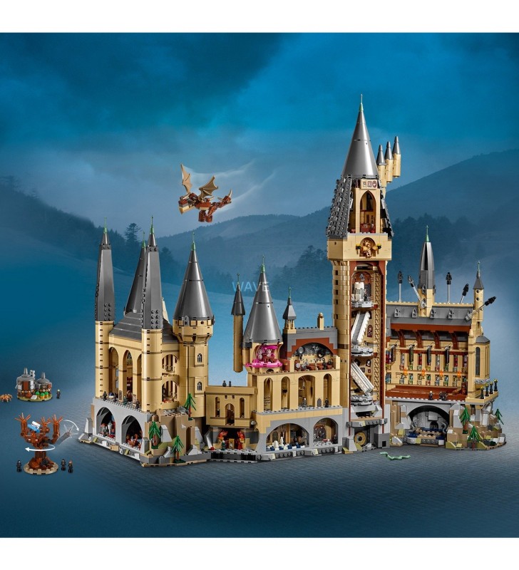 Jucărie de construcție a castelului hogwarts lego  71043 harry potter