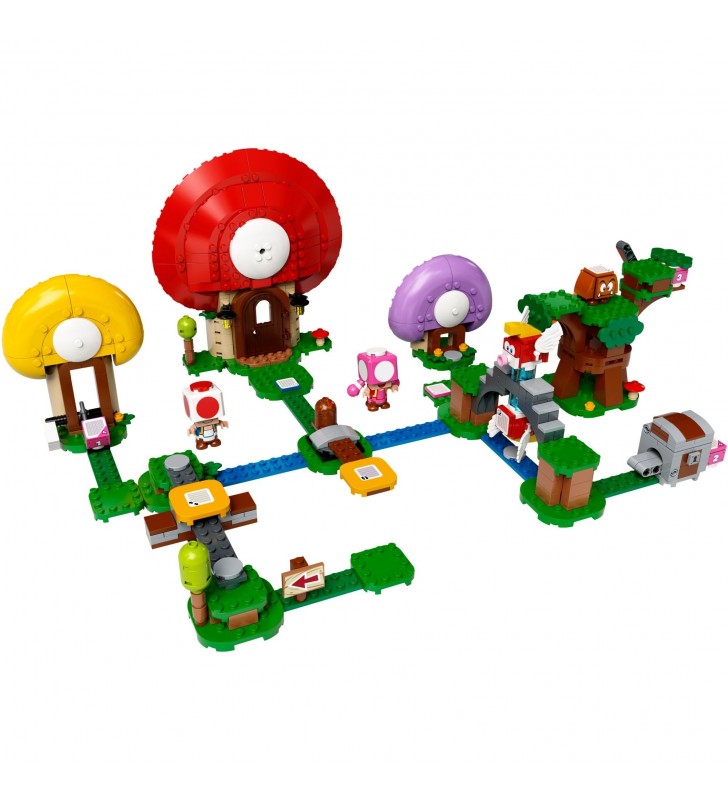 Jucărie de construcție lego  71368 super mario toad's treasure hunt (set de expansiune)