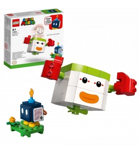 Lego  71396 set de expansiune carruța cu clovn al lui bowser jr. super mario jucărie de construcție (set de figurine bob-omb jucării cu vârsta peste 6 ani idee creativă de cadou pentru copii)