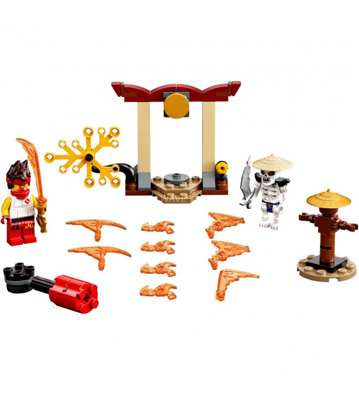 Set de luptă lego  71730 ninjago: jucărie de construcție kai vs. skulkin
