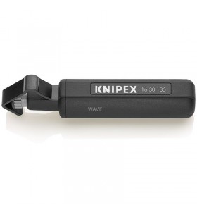 Knipex  sculă de decupat 16 30 135 sb, unealtă de decupat/decopertare (corp de prindere rotativ, piuliță moletă)