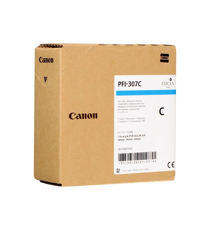 Canon pfi-307c original cyan