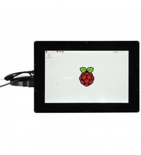 Monitor led ips raspberry pi foundation de 10,1 inchi (10 cm (10 inchi), negru, raspberry pi b)