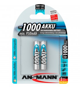 Ansmann  1000mah nimh professional, baterie reîncărcabilă (argintiu)