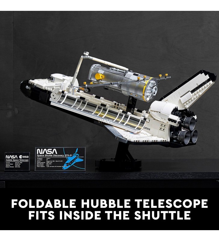 Jucărie de construcție lego  10283 icons nasa space shuttle discovery (navă spațială, rachetă, set pentru adulți)