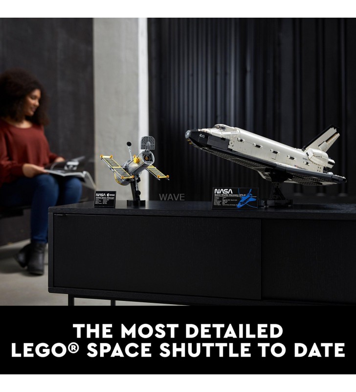 Jucărie de construcție lego  10283 icons nasa space shuttle discovery (navă spațială, rachetă, set pentru adulți)