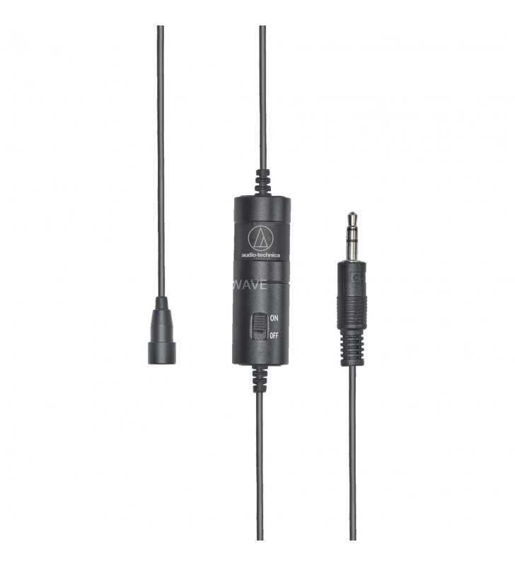 Audio technica  atr3350xis, microfon (negru, mufă de 3,5 mm)