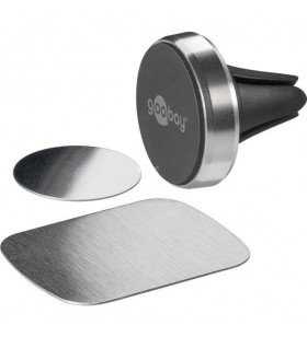 Set suport magnetic goobay  slim (negru argintiu)