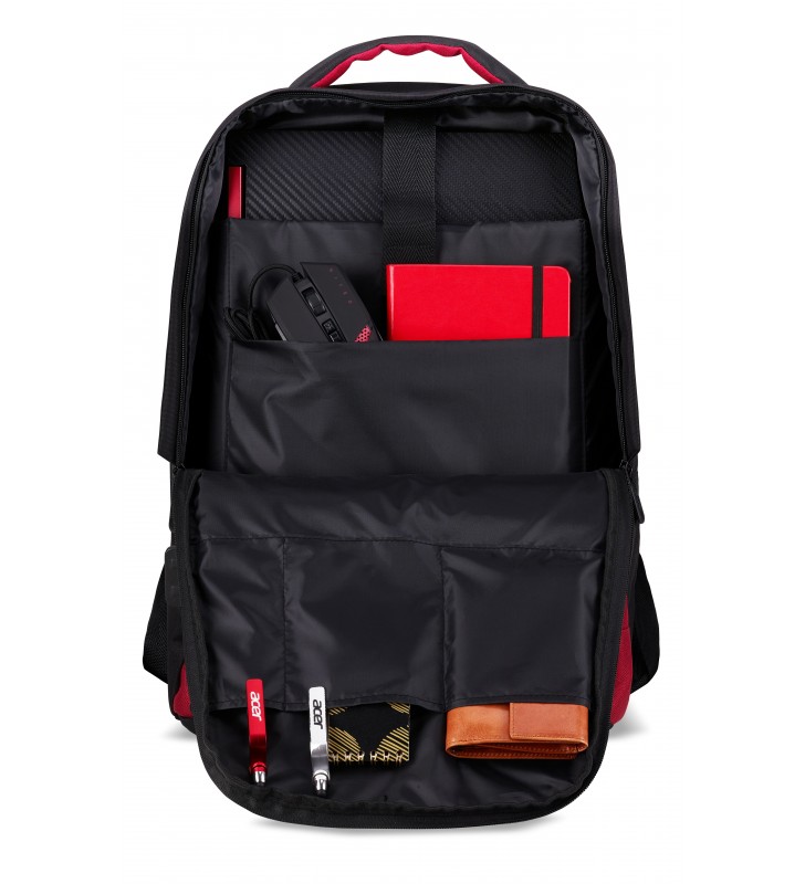 Acer np.bag11.00v genți pentru notebook-uri 39,6 cm (15.6") rucsac negru, roşu
