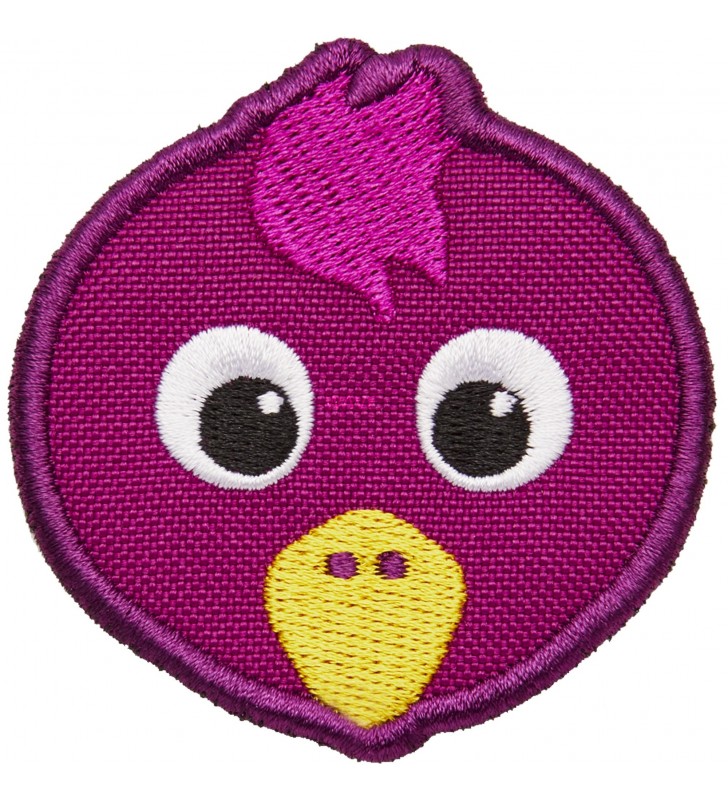 Affenzahn  velcro badge bird, patch (violet)