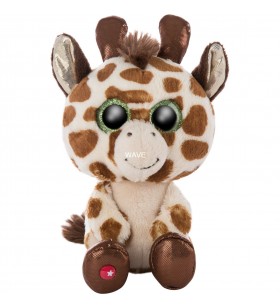 Nici  glubschis girafă atârnată halla, jucărie (maro, safari, 15 cm)
