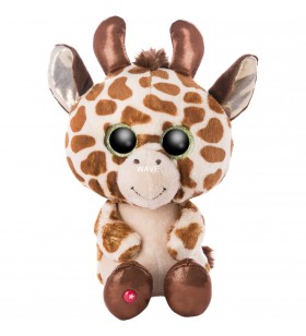 Nici  glubschis girafă atârnată halla, jucărie (maro, safari, 25 cm)