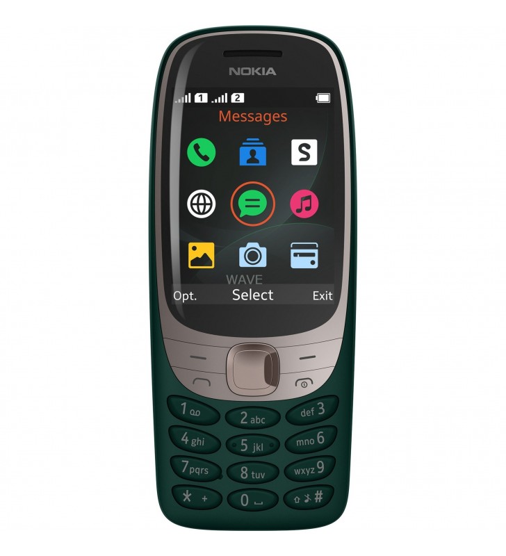 Nokia  6310 (2021), telefon mobil (verde, 8 mb)