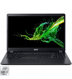 Laptop acer aspire 3 a315-56 cu procesor intel® core™ i3-1005g1, 15.6, full hd, 8gb, 256gb ssd, amd radeon™ graphics, no os, black