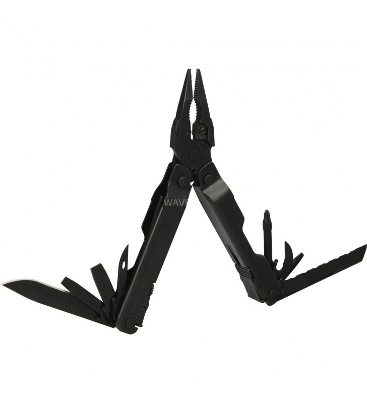 Unealtă multiplă leatherman  super tool 300 (negru, 19 unelte, cu toc)