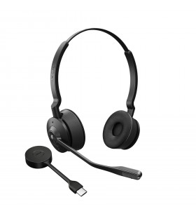 Jabra engage 55 căști fără fir bandă de fixare pe cap birou/call center negru, titan