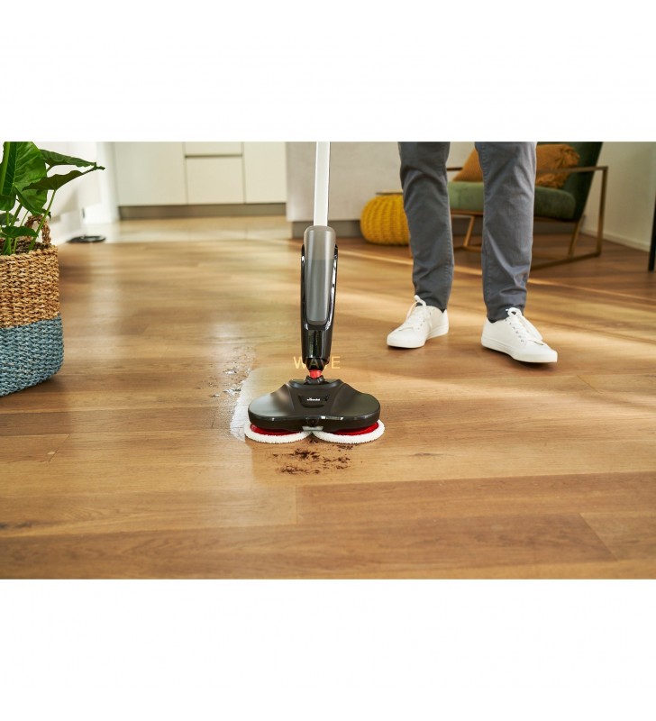 Mop electric cu pulverizare vileda  looper mop pentru podea (negru, funcționare cu baterie)