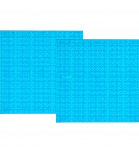 Placă de construcție stivuitoare open bricks  32x32, jucărie de construcție (albastru deschis, 2 bucăți)
