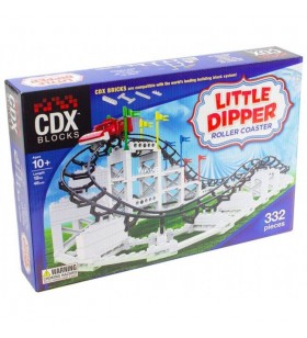 Cdx blocks  little dipper brick roller coaster jucărie de construcție