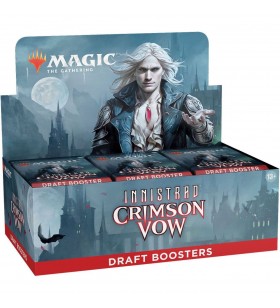 Wizards of the coast  magic: the gathering - innistrad crimson vow draft booster afișează cărți comerciale în limba engleză