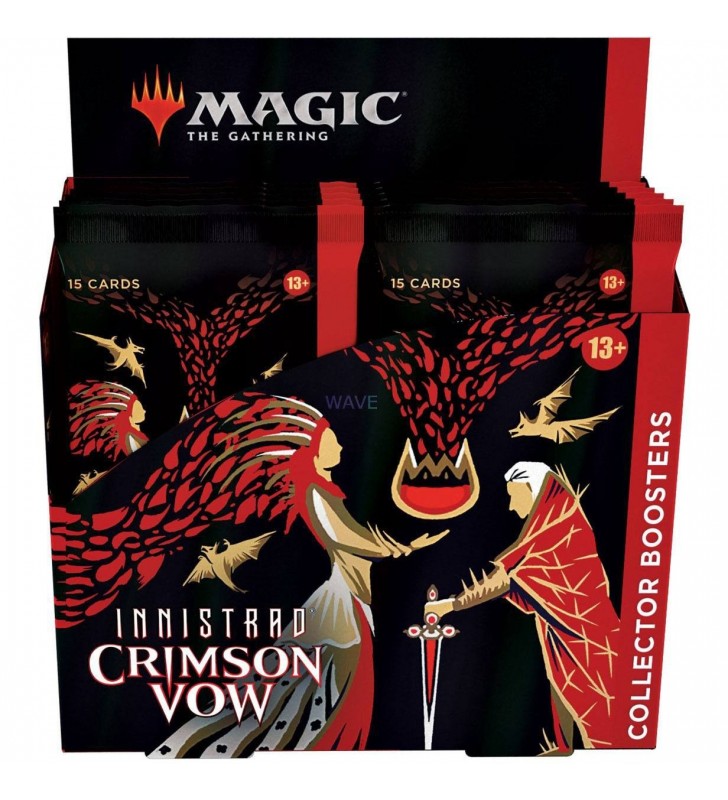 Wizards of the coast  magic: the gathering - innistrad crimson vow collector's booster display english trading cards