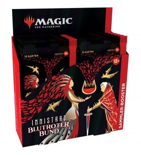 Wizards of the coast  magic: the gathering - innistrad crimson bond collector's booster display germană, cărți de schimb